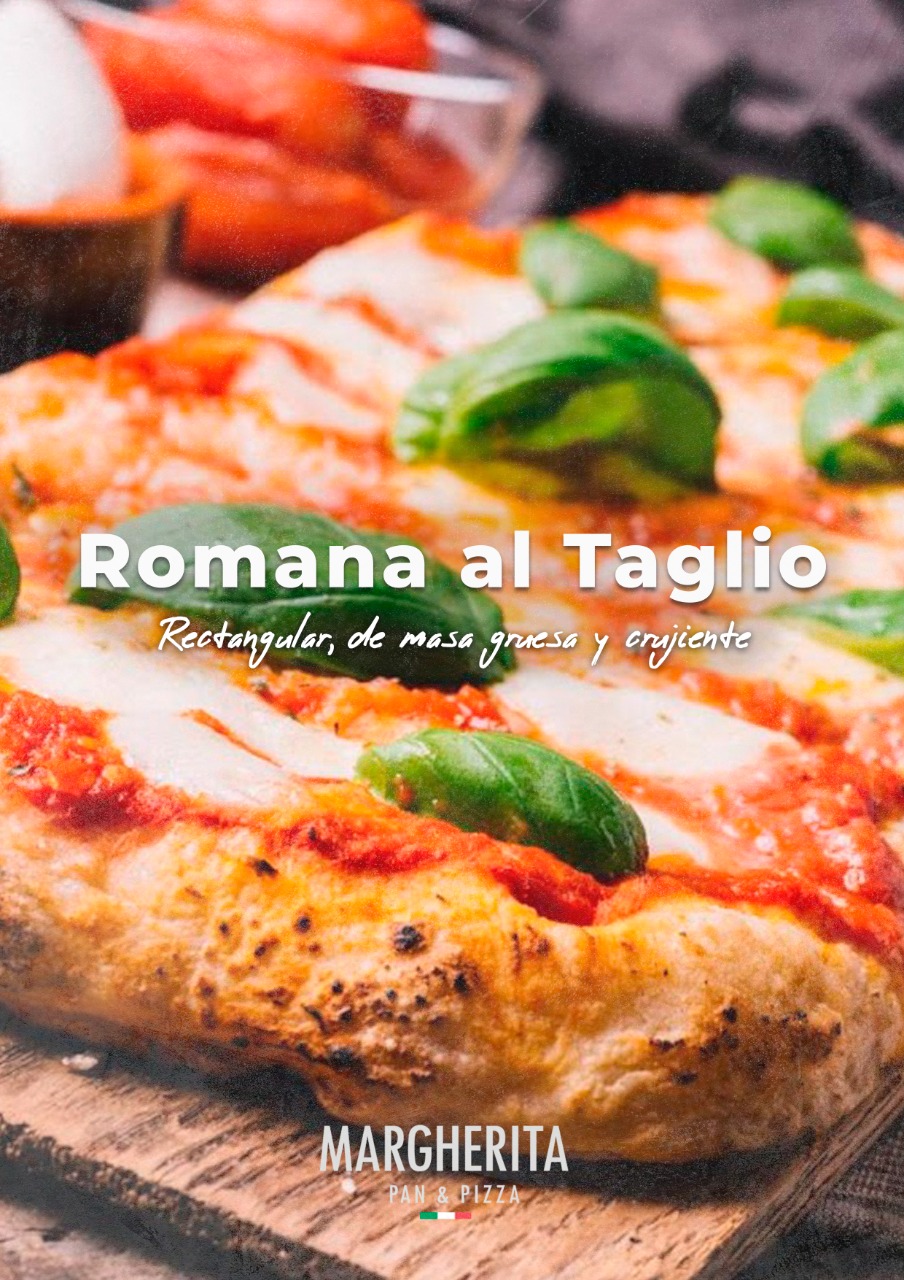 Romana al Taglio sobre tabla de madera